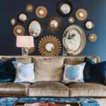 espejos de pared unicos grupo de espejos redondos