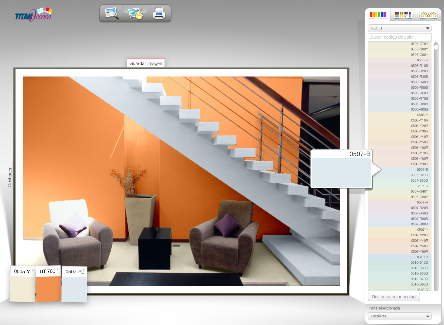 simulador de colores titan decora