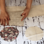 cerrando laterla cesta tela