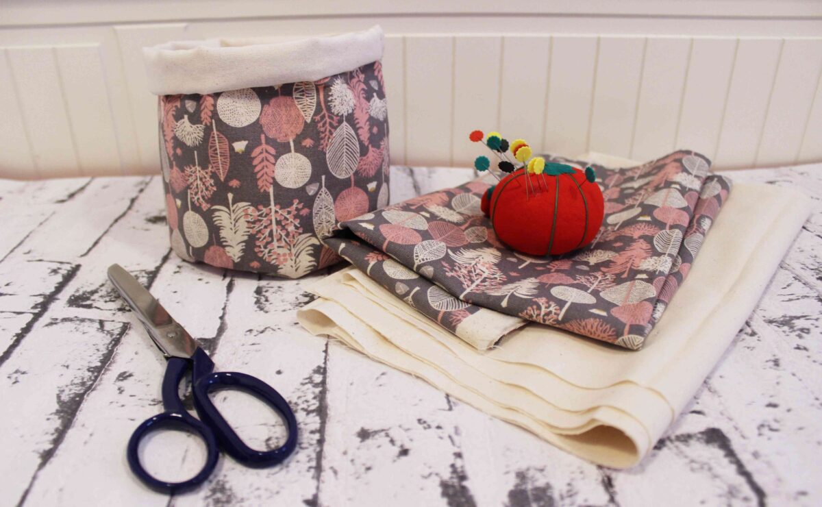 Cómo hacer cestas de tela redondas para decorar tu casa Cómo hacer cestas de tela redondas para decorar tu casa