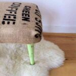 tela de arpillera para decorar banco ariela