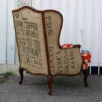 tela de arpillera para decorar butaca ariela