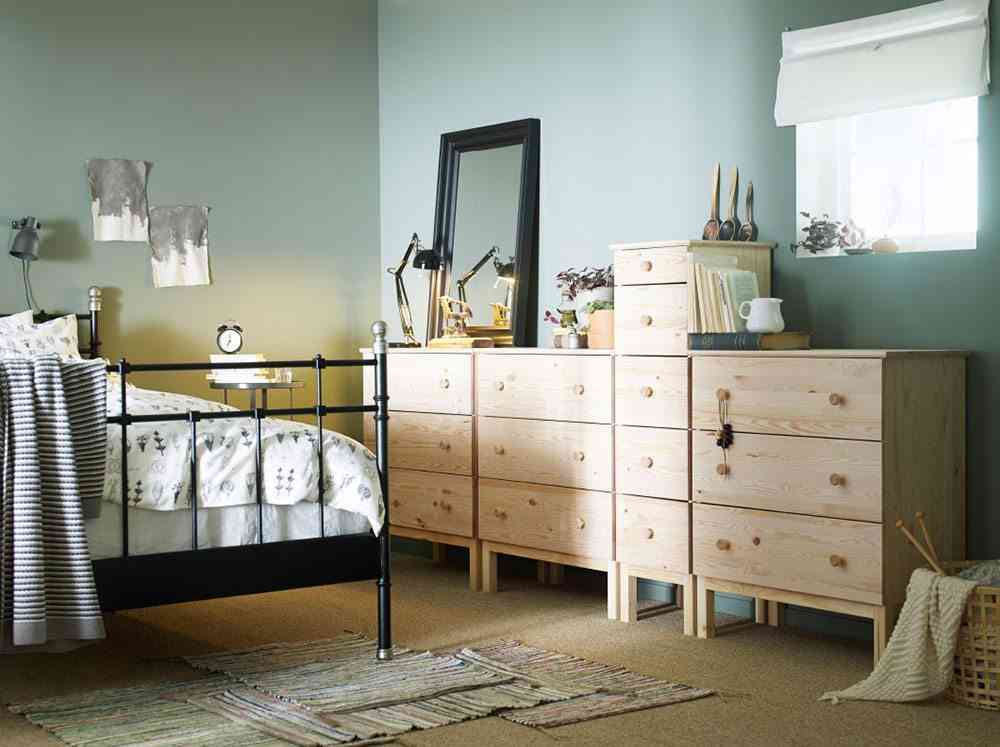 4 colores para decorar el dormitorio y triunfar Dormitorio ikea