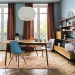 combinar colores maison azul naranja