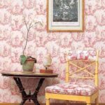 estampado toile de Jouy fabrics and papers
