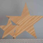 Juego estrellas de madera
