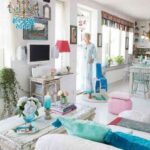 salon boho deco chic living