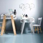 zona de estudio para ninos vertbaudet 2 mesas