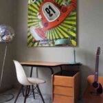 pintar un dormitorio juvenil milk escritorio