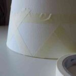 pintar una pantalla de lampara paso 2