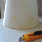 pintar una pantalla de lampara paso 3