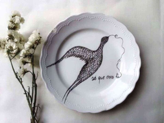 vajillas pintadas a mano