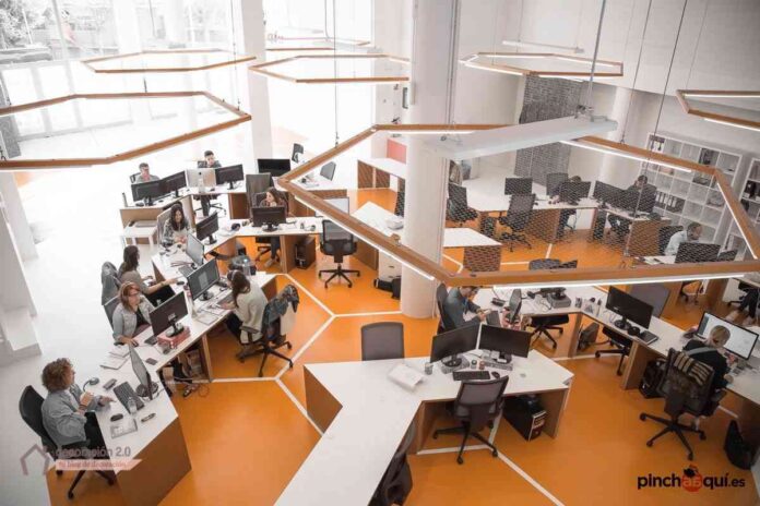 Vista general de la oficina