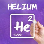 Symbol for the chemical element helium