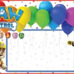 invitación cumpleaños de la patrulla canina