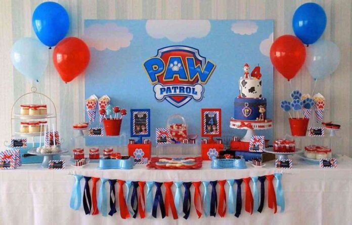 cumpleaños de la patrulla canina decoración