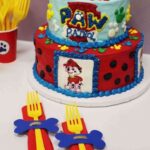 tarta de cumpleaños de la patrulla canina