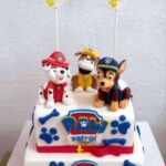 tarta de cumpleaños de la patrulla canina
