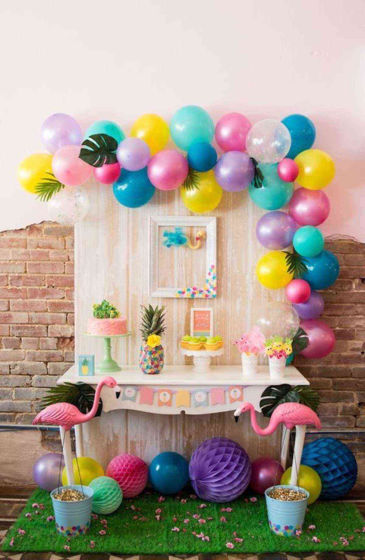 mesas decoradas para cumpleaños