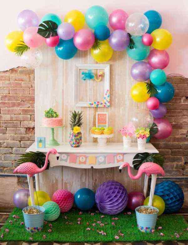 mesas decoradas para cumpleaños