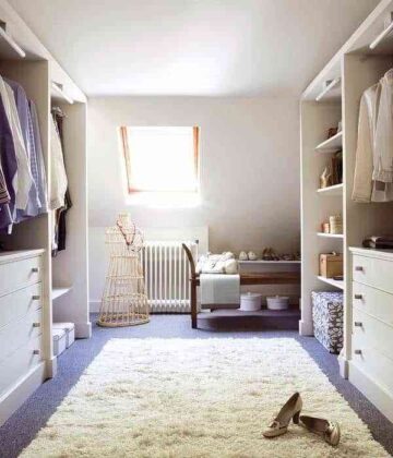 vestidor pequeño en paralelo