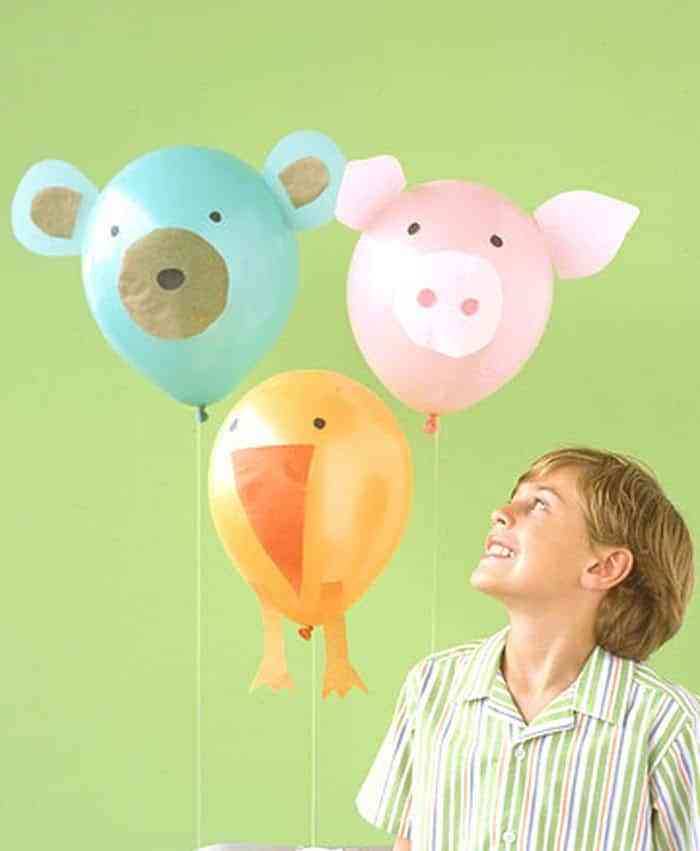 Cómo adornar cumpleaños de niños con ideas divertidas 5 adornar-cumpleanos-de-ninos-ms-globos-animales
