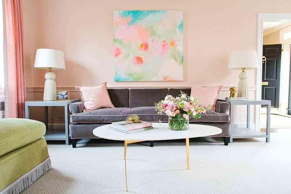 color rosa para decorar shop room ideas