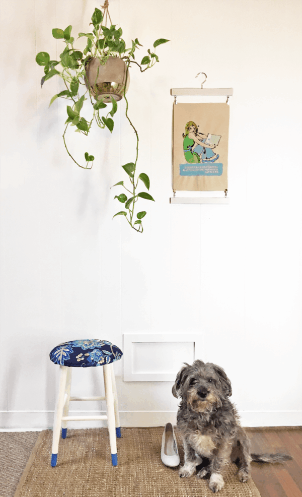 DIY: cómo tapizar un taburete tú mismo para renovarlo