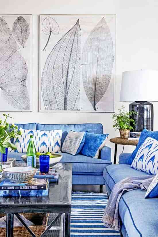 Ideas geniales para vestir tu casa en azul esta primavera 2