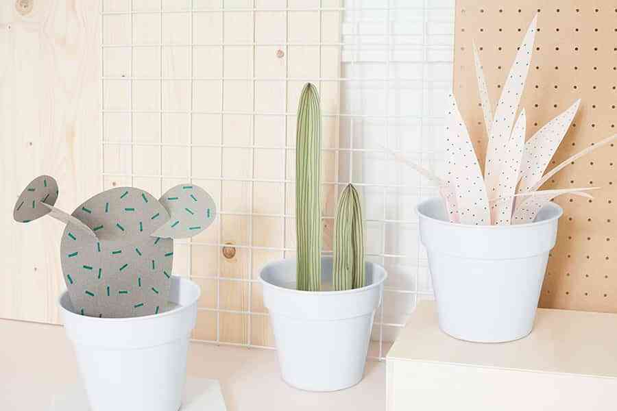 Aprende a hacer cactus de papel para decorar la habitación de los peques 1