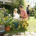 manguera con soporte city gardening