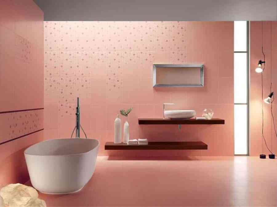 El encanto de tener un cuarto de baño de color rosa