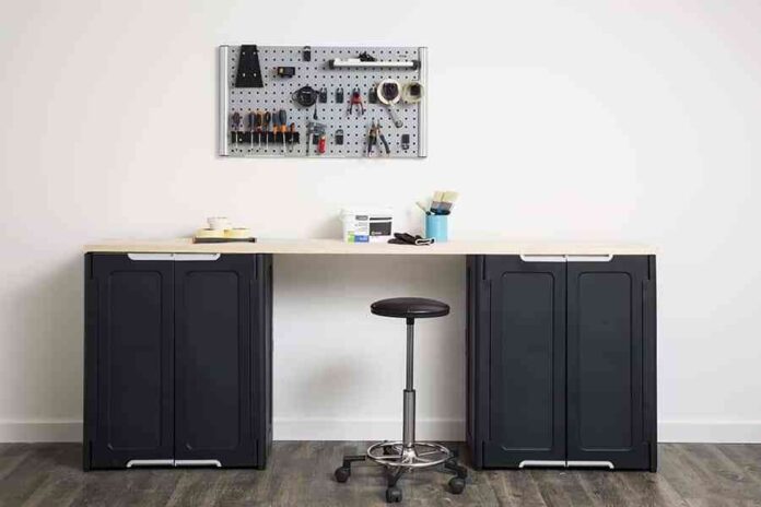 Más espacio para guardar con los armarios de resina modulares