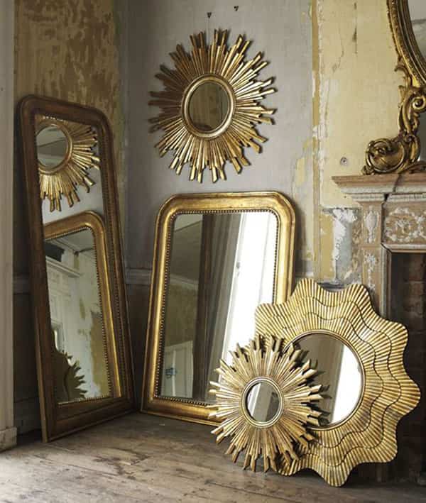 Cómo decorar toda la casa con espejos vintage y dar en la diana