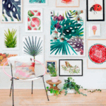 ideas decorar paredes 1 – cuadros de color