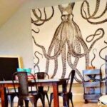 ideas decorar paredes 5 – cuadro cortina ducha