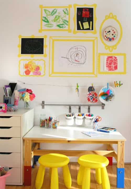 5 ideas para decorar habitaciones infantiles con washi tape 5