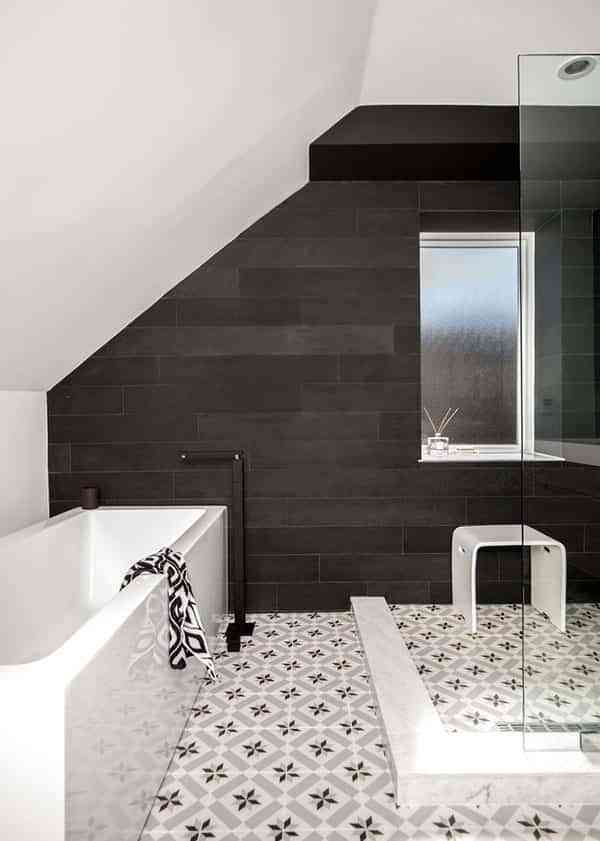 ¿Te animas a decorar el baño en blanco y negro? Será un acierto seguro 7