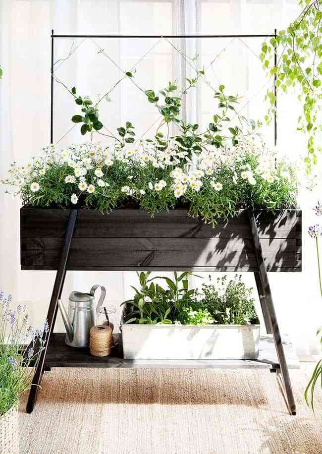 Peave Oposición Tratamiento Ideas prácticas y decorativas para colocar las plantas en el balcón