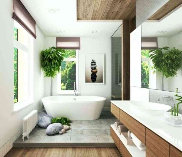 Ideas geniales para tener en casa un cuarto de baño tropical