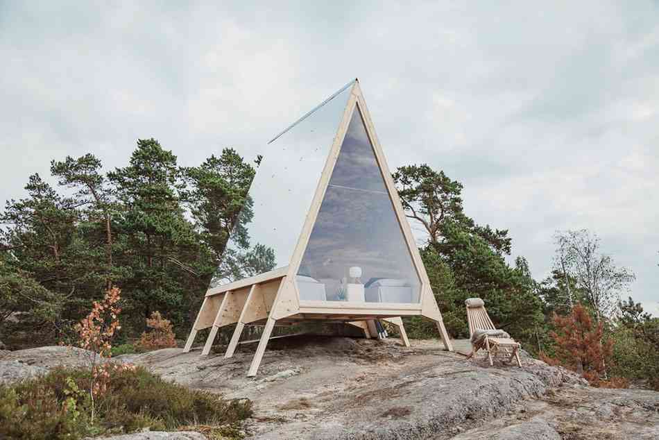 Vivir en una cabaña con decoración sostenible y amor por el planeta 1 cabaña con decoración sostenible