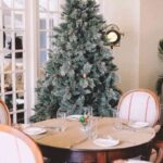 arbol de navidad nevado