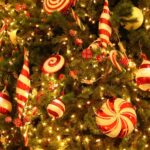 arbol de navidad tonos rojos