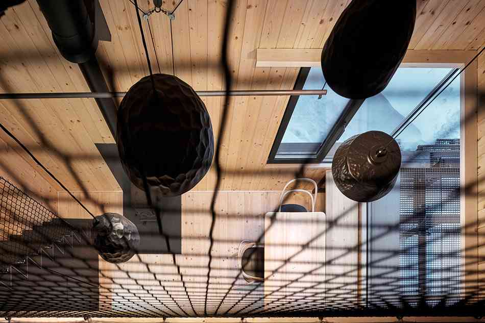 Un refugio con interiores de diseño en plena montaña, ¡qué lujo! 8 Un refugio con interiores de diseño en plena montaña, ¡qué lujo! 7