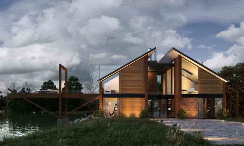 Casas de madera de diseño