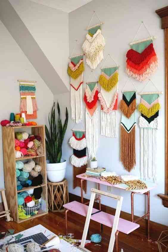 Decorar paredes con macramé ¡Una tendencia que te hará suspirar!