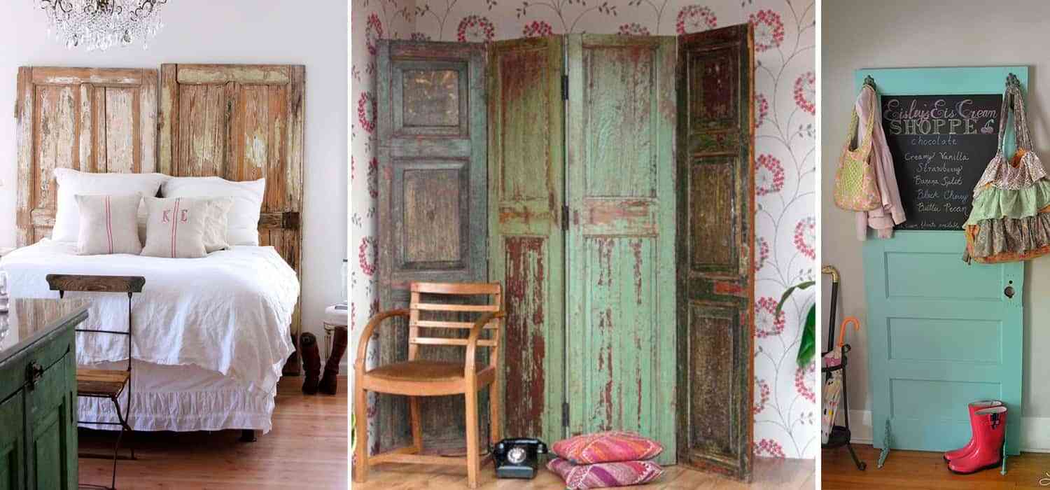 Puertas recicladas. 10 ideas para decorar con ellas