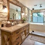 baños rústicos 15