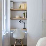 espacio de trabajo en el dormitorio