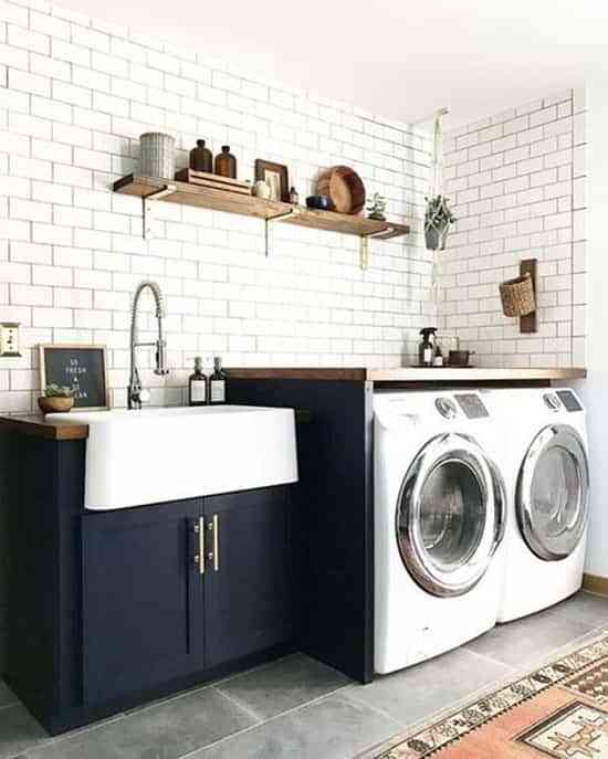 Cómo planificar una zona de lavandería en casa práctica y con glamour 1